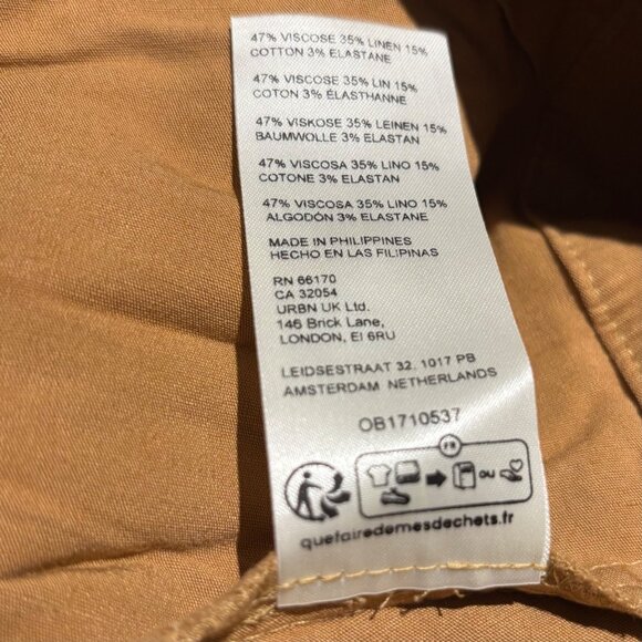 Maeve Anthropologie The Colette Weekend Jumpsuit Size 4  Honey - Picture 6 of 6